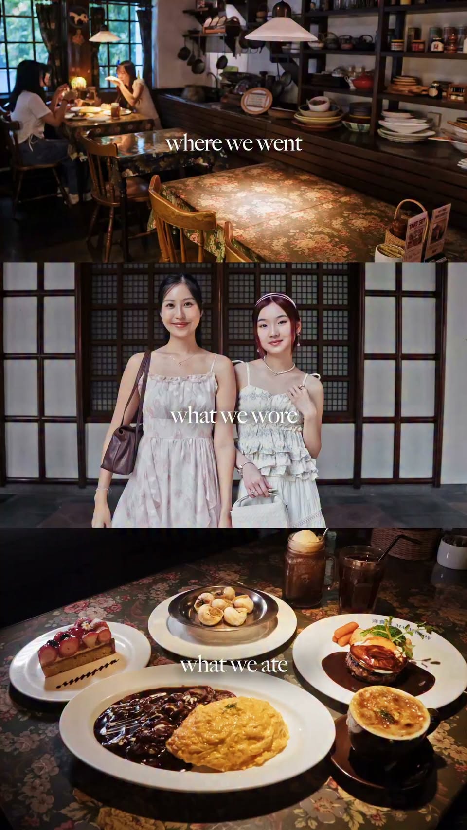 Two women showcasing outfits from OKZ, Pazzion and Cheris at Bugis Junction