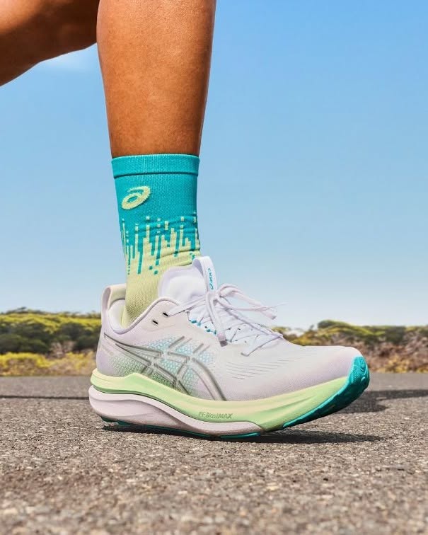 Running Lab Asics running shoes and socks at Bugis Junction 02-10B