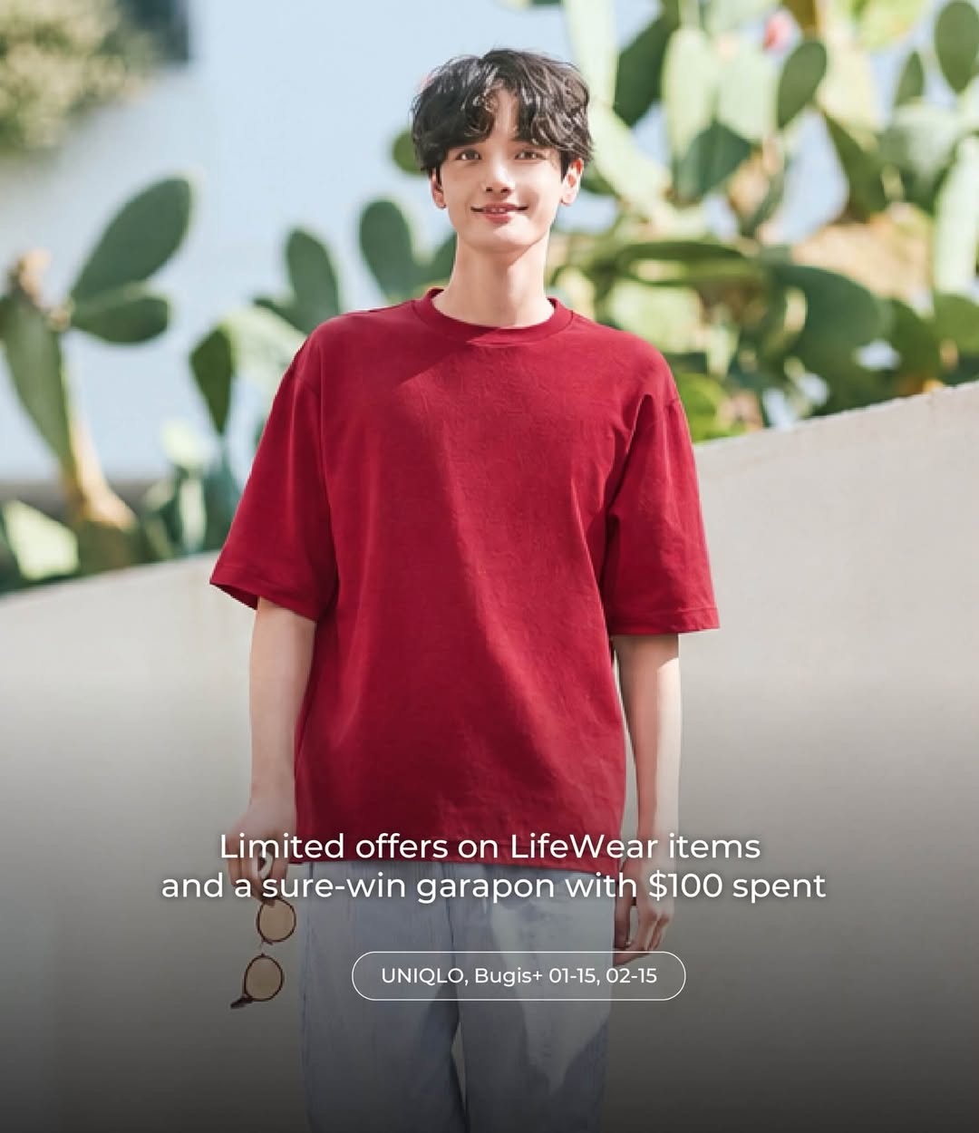 UNIQLO LifeWear limited offers at Bugis+