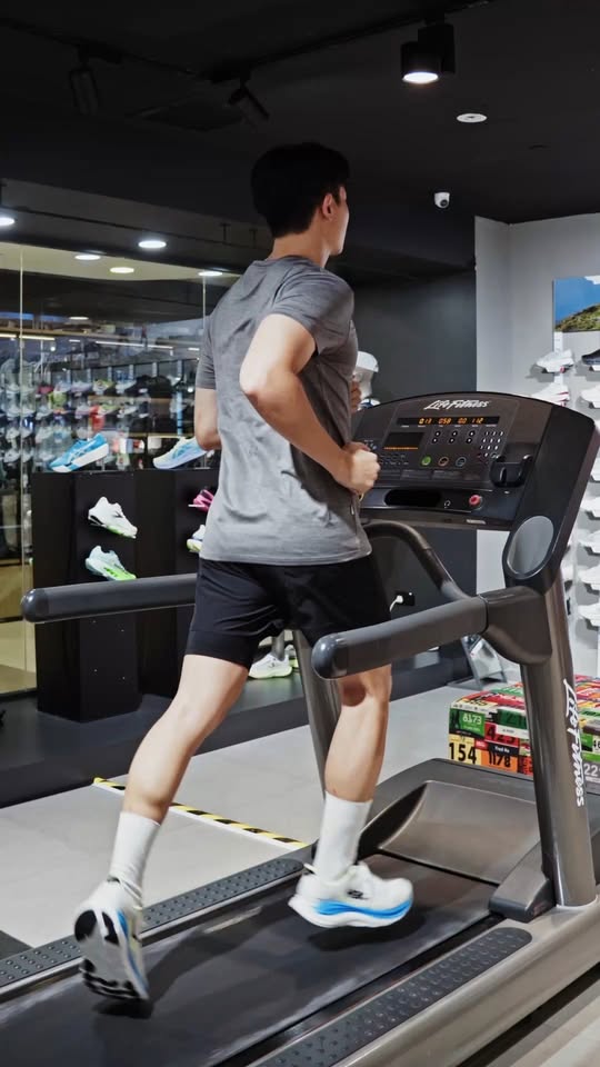 Running gear and footwear display