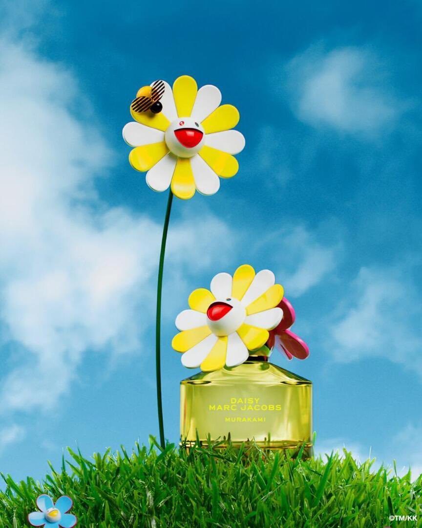 Whimsical floral fragrance installation