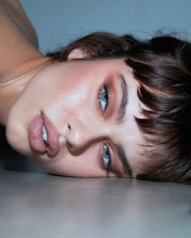 Beauty portrait showcasing eye makeup