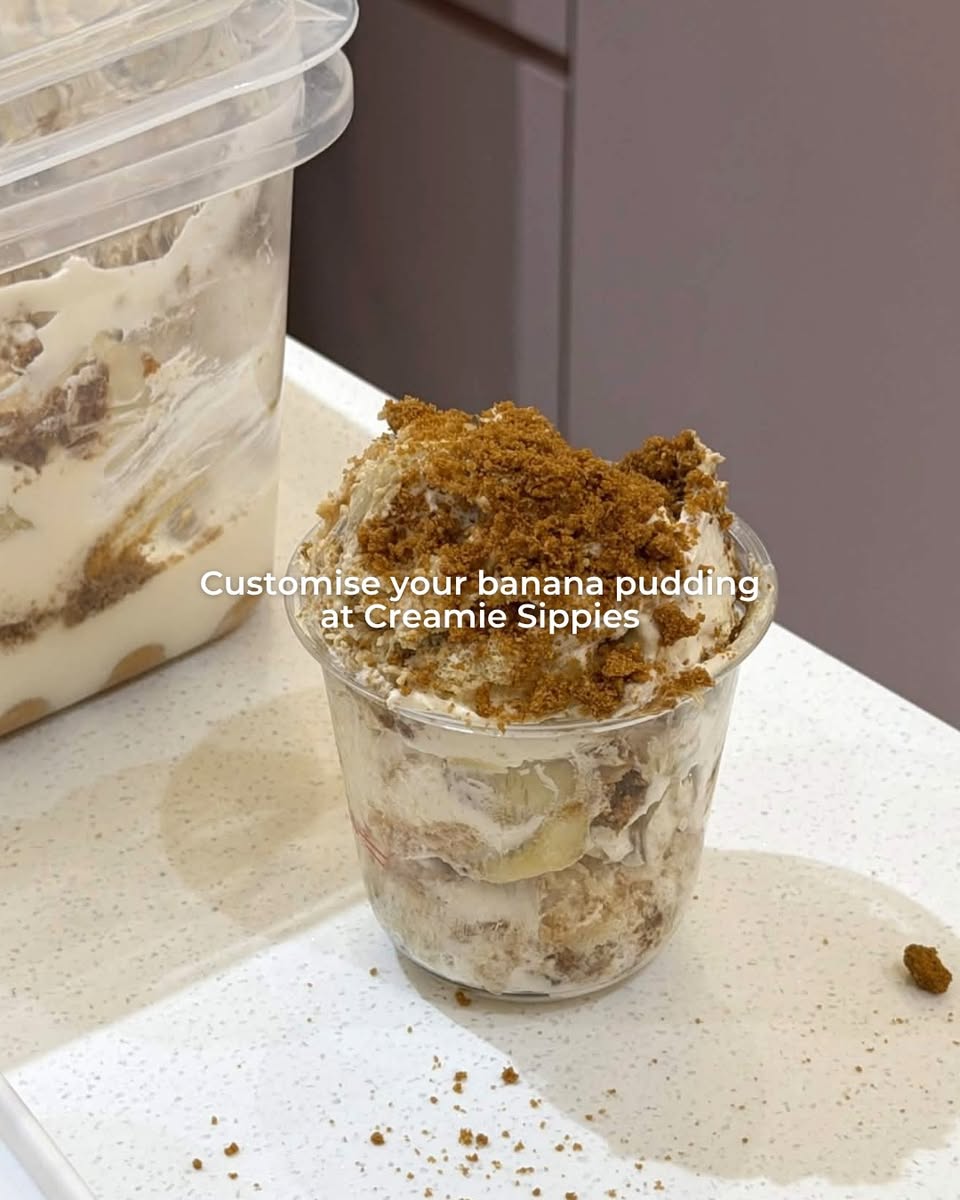 Creamie Sippies banana pudding