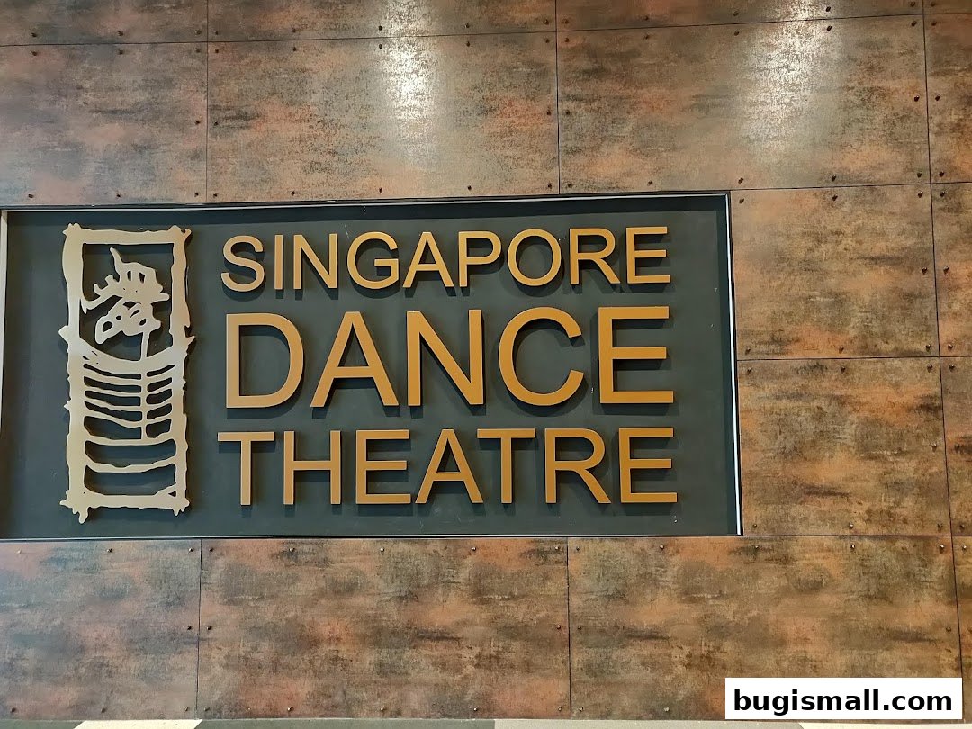 Signage for Singapore Ballet Ltd formerly Singapore Dance Theatre.