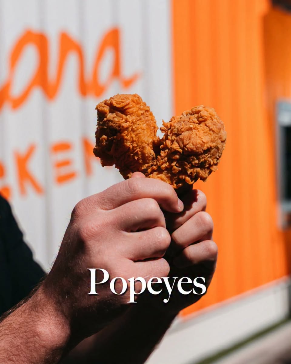 Popeyes fried chicken at Bugis Junction